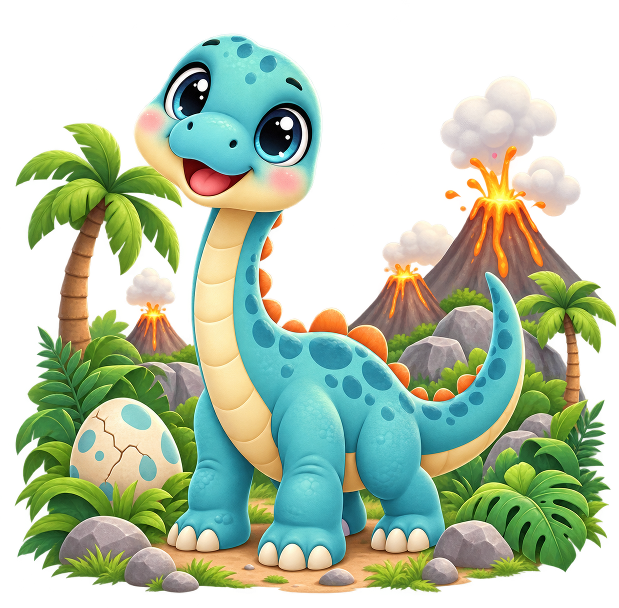 Dino Bebe Azul
